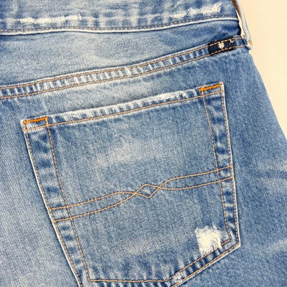 Lucky Brand The Cutoff Denim Shorts Womens Size 4 Distressed Raw Hem